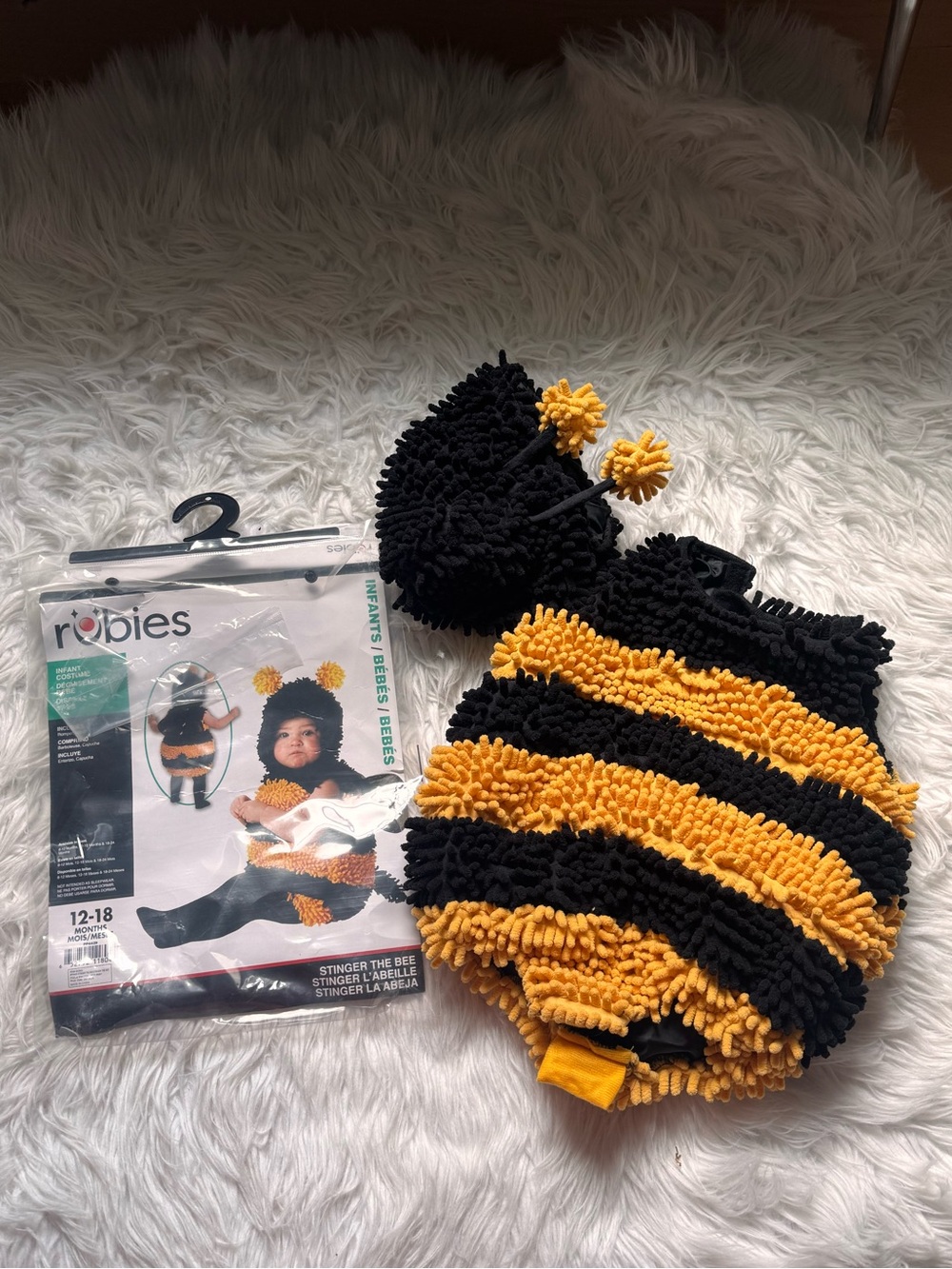 WORN ONCE! Rubies Baby's Stinger The Bee Deluxe Costume